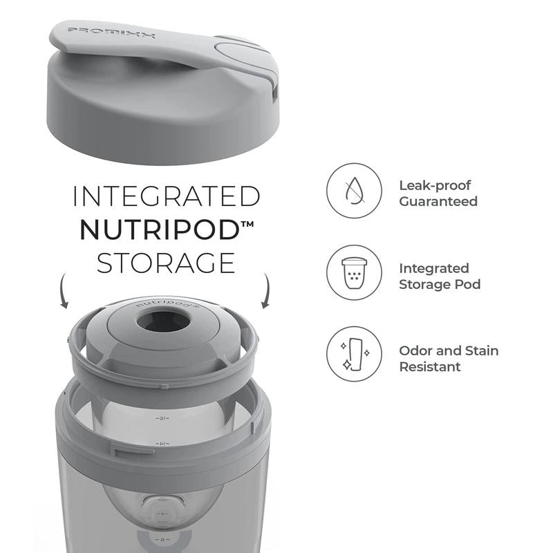 Electric Shaker Bottle WITH Powder Storage